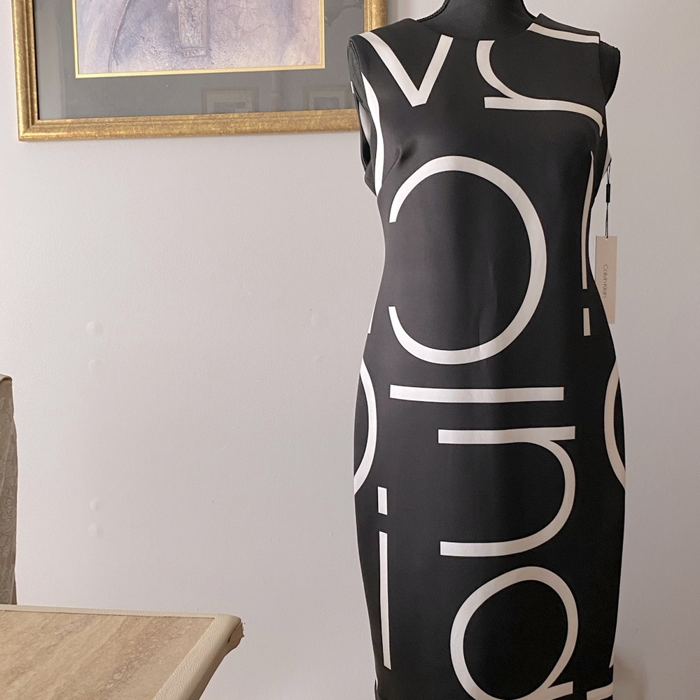 CALVIN KLEIN SHEATH DRESS Size 8 NWT